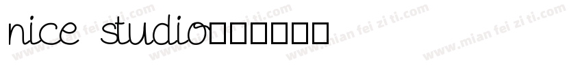 nice studio字体转换
